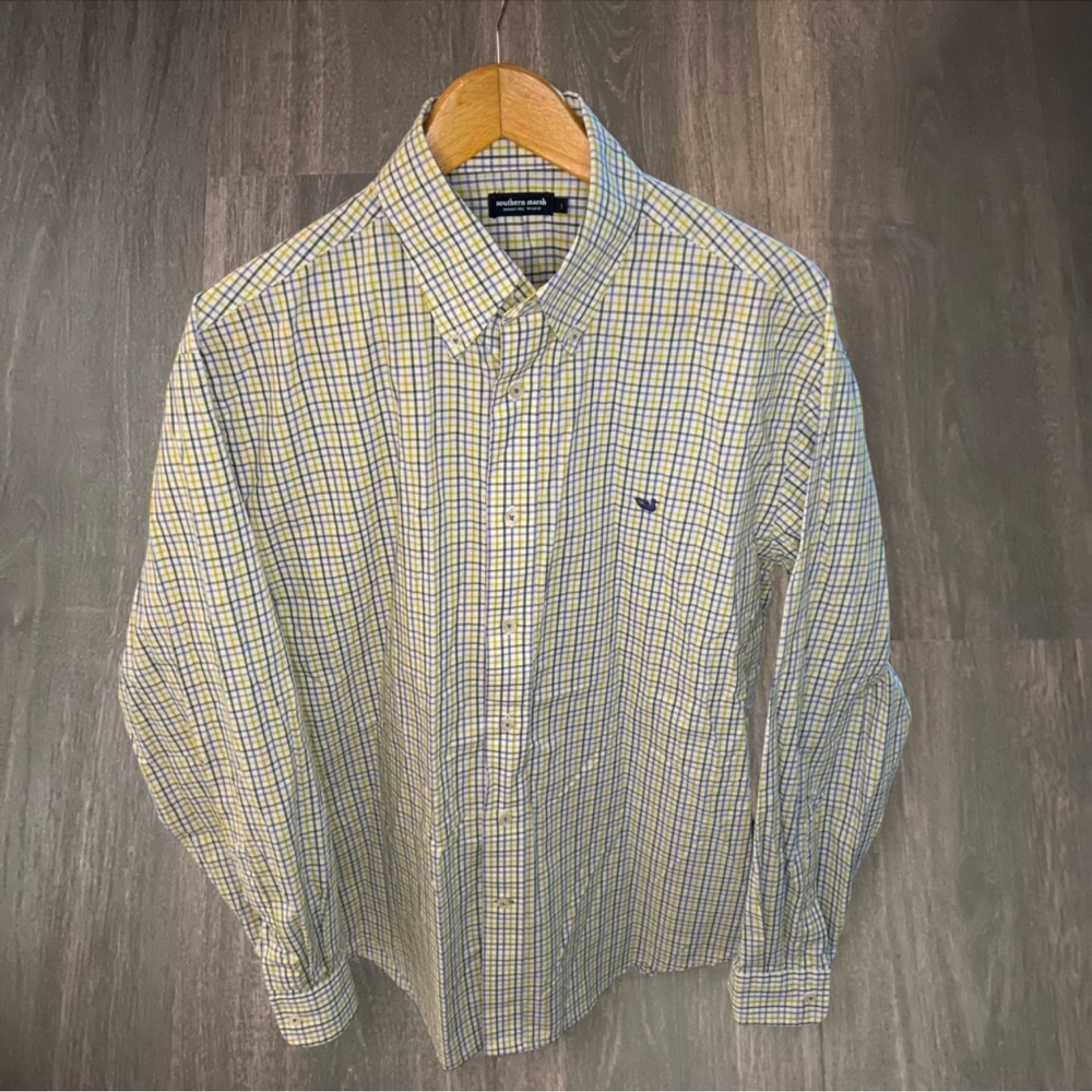 Southern Marsh Men’s Plaid Button Down Shirt | Size 1X | 100% Cotton